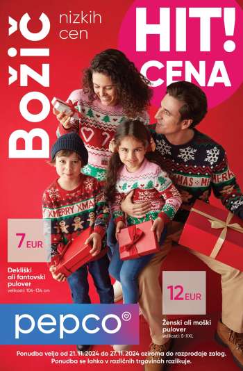 Pepco katalog - 21.11.2024 - 27.11.2024.