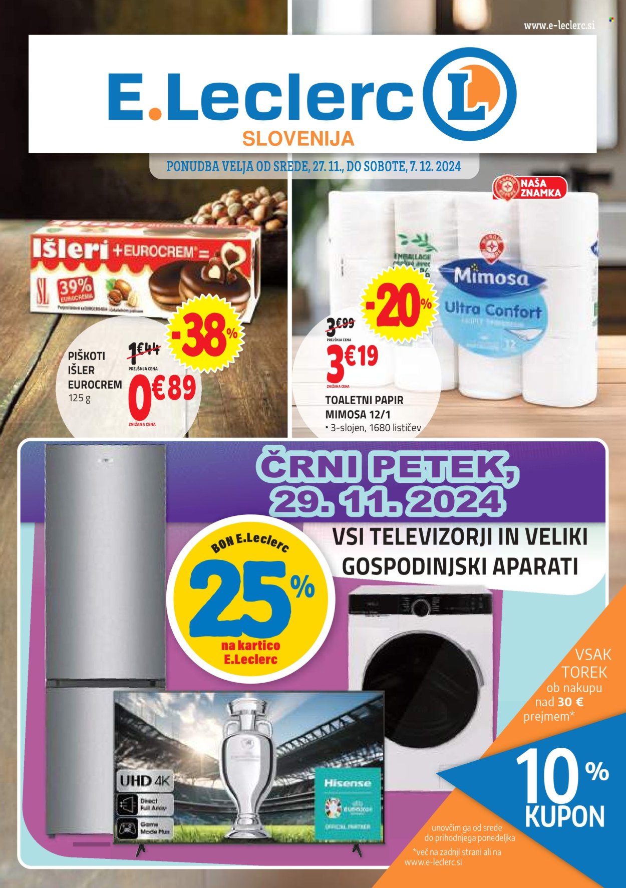 E.Leclerc katalog - 27.11.2024 - 7.12.2024. Stran 1