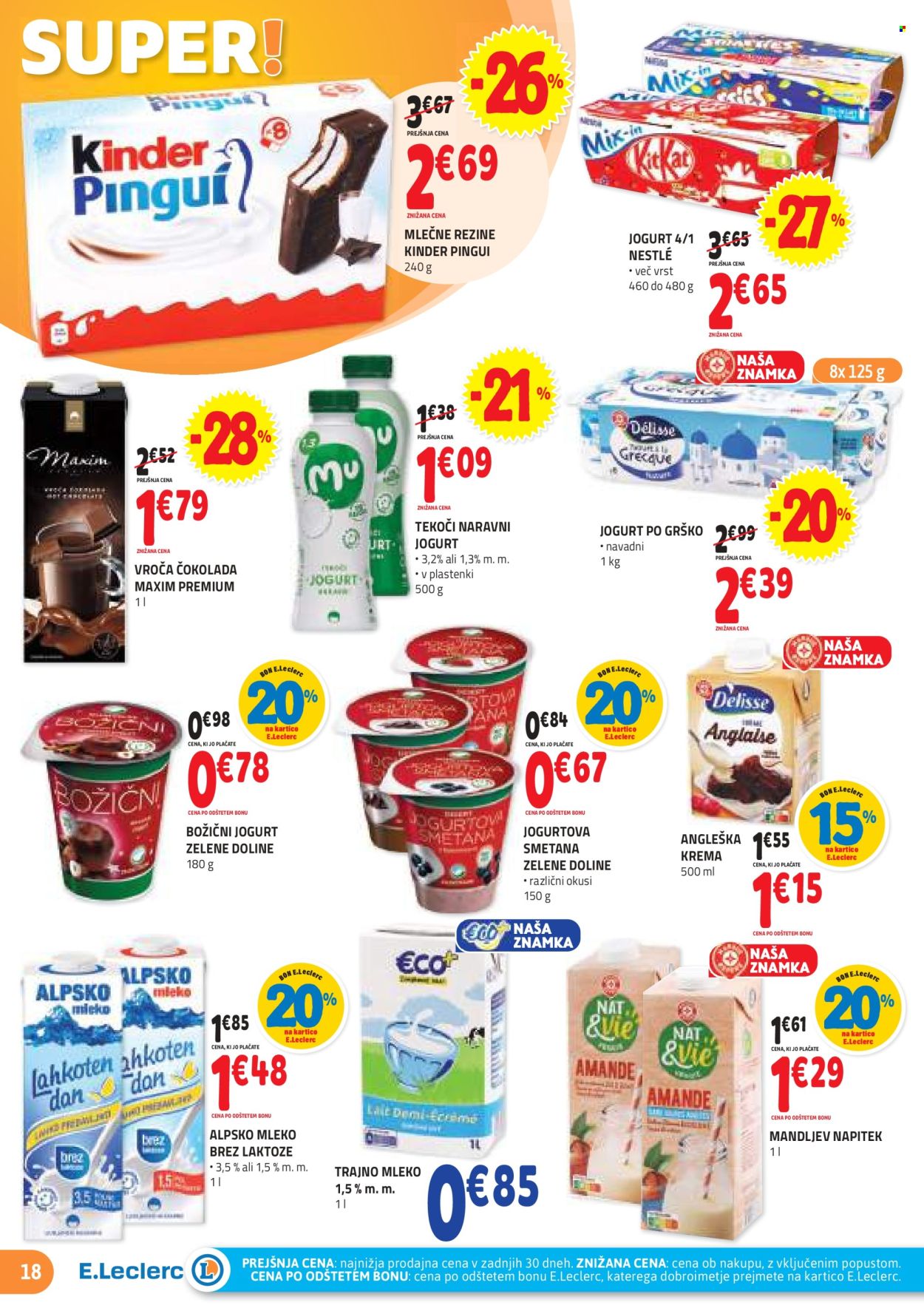 E.Leclerc katalog - 27.11.2024 - 7.12.2024. Stran 18