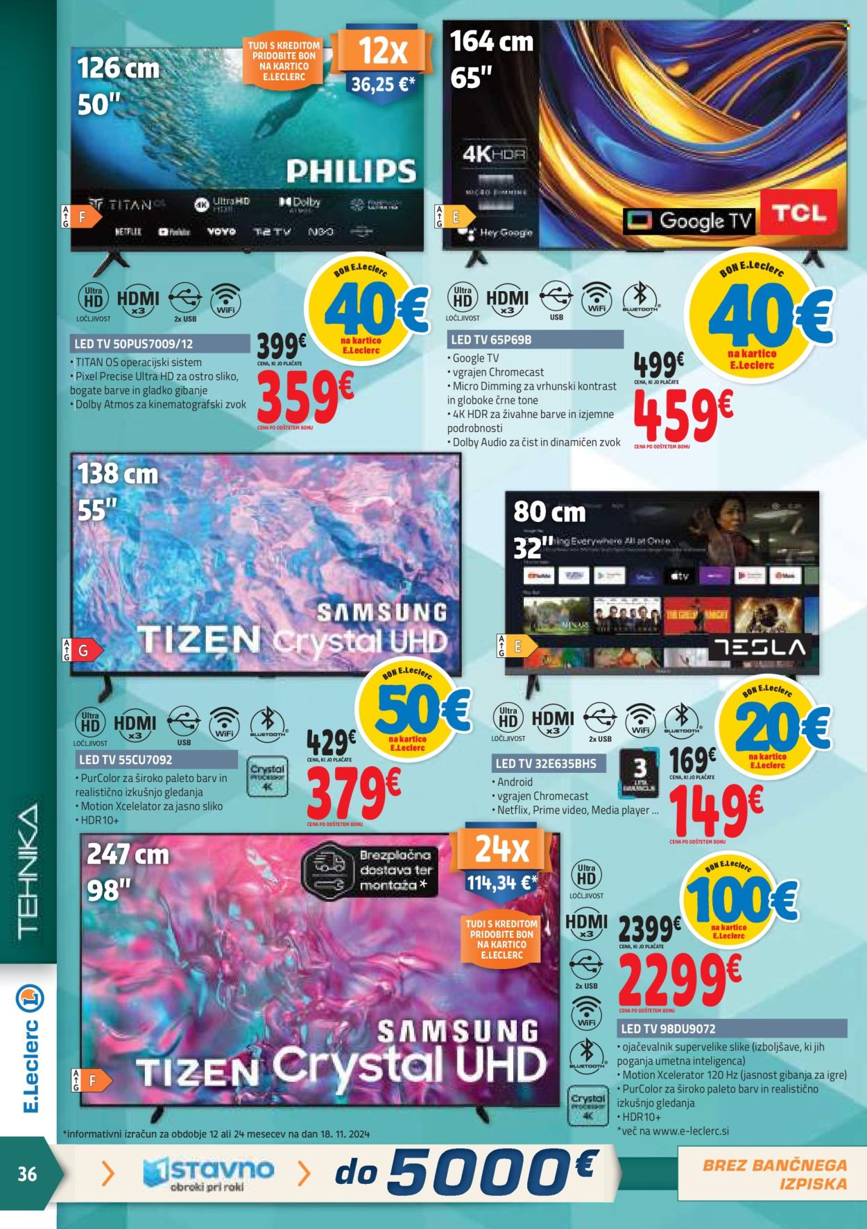 E.Leclerc katalog - 27.11.2024 - 7.12.2024. Stran 36