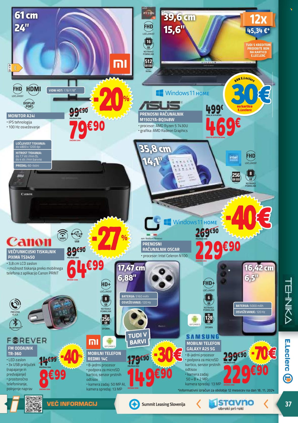 E.Leclerc katalog - 27.11.2024 - 7.12.2024. Stran 37