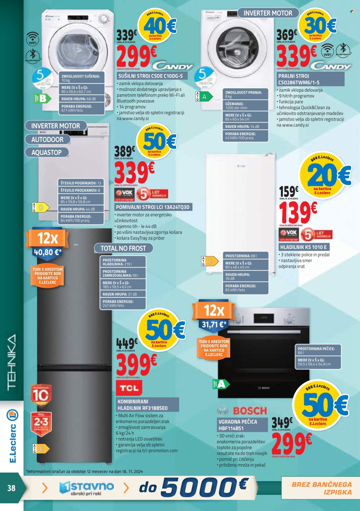 E.Leclerc katalog - 27.11.2024 - 7.12.2024. Stran 38