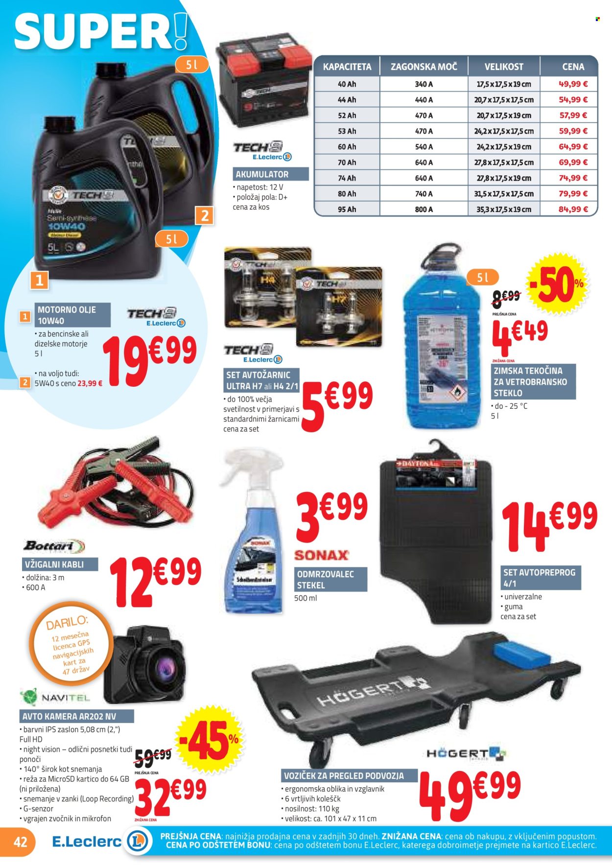 E.Leclerc katalog - 27.11.2024 - 7.12.2024. Stran 42