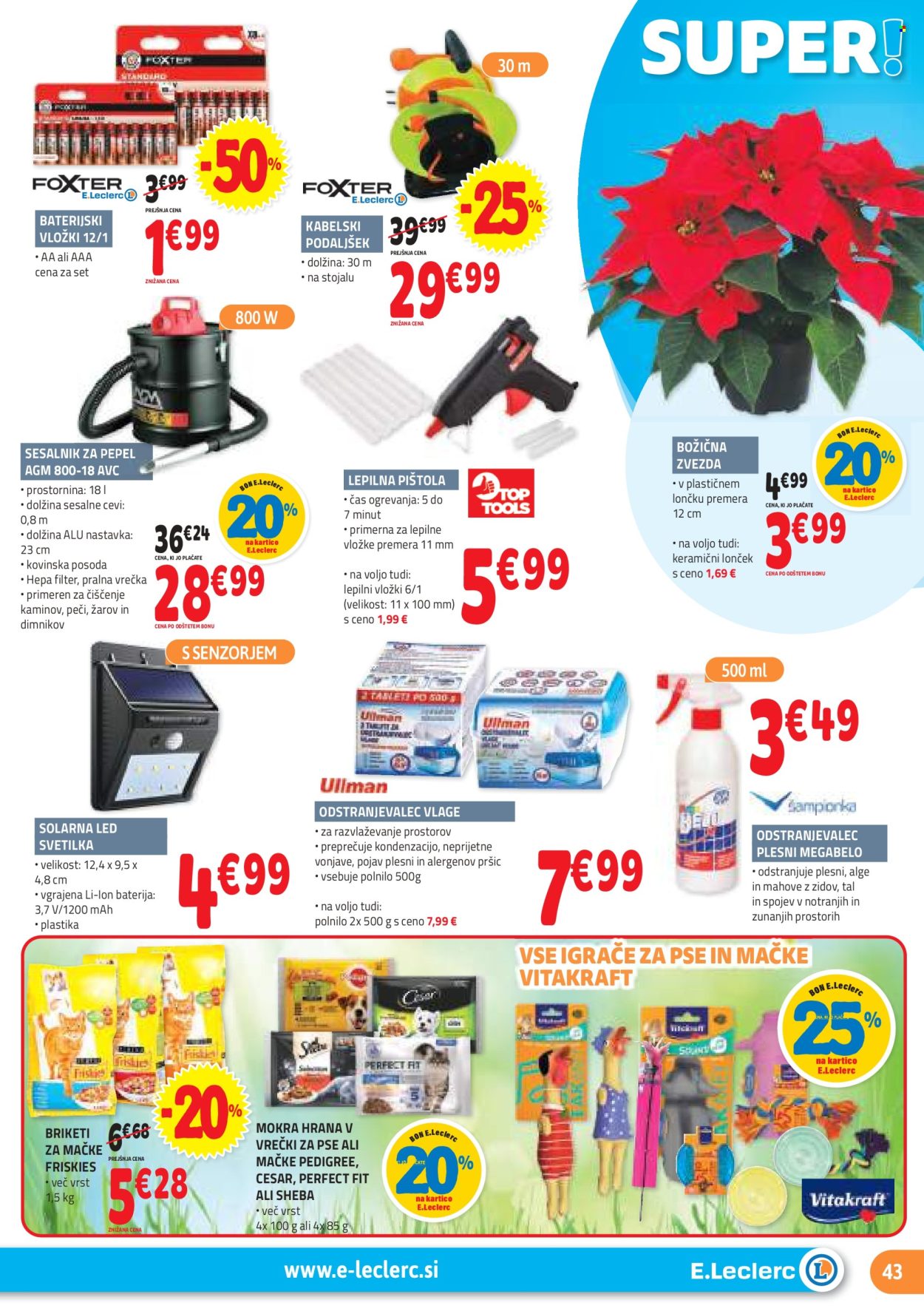 E.Leclerc katalog - 27.11.2024 - 7.12.2024. Stran 43