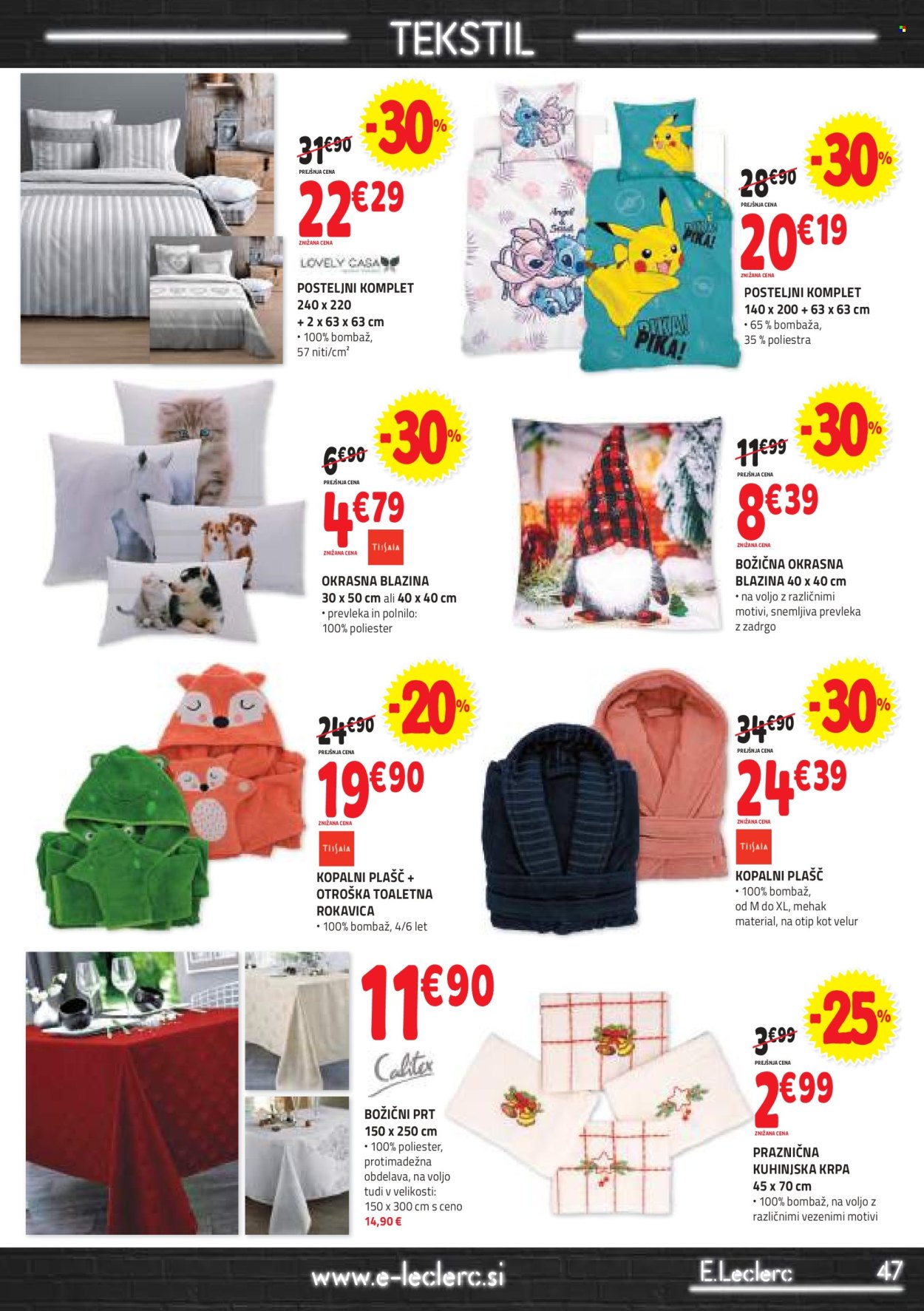 E.Leclerc katalog - 27.11.2024 - 7.12.2024. Stran 47