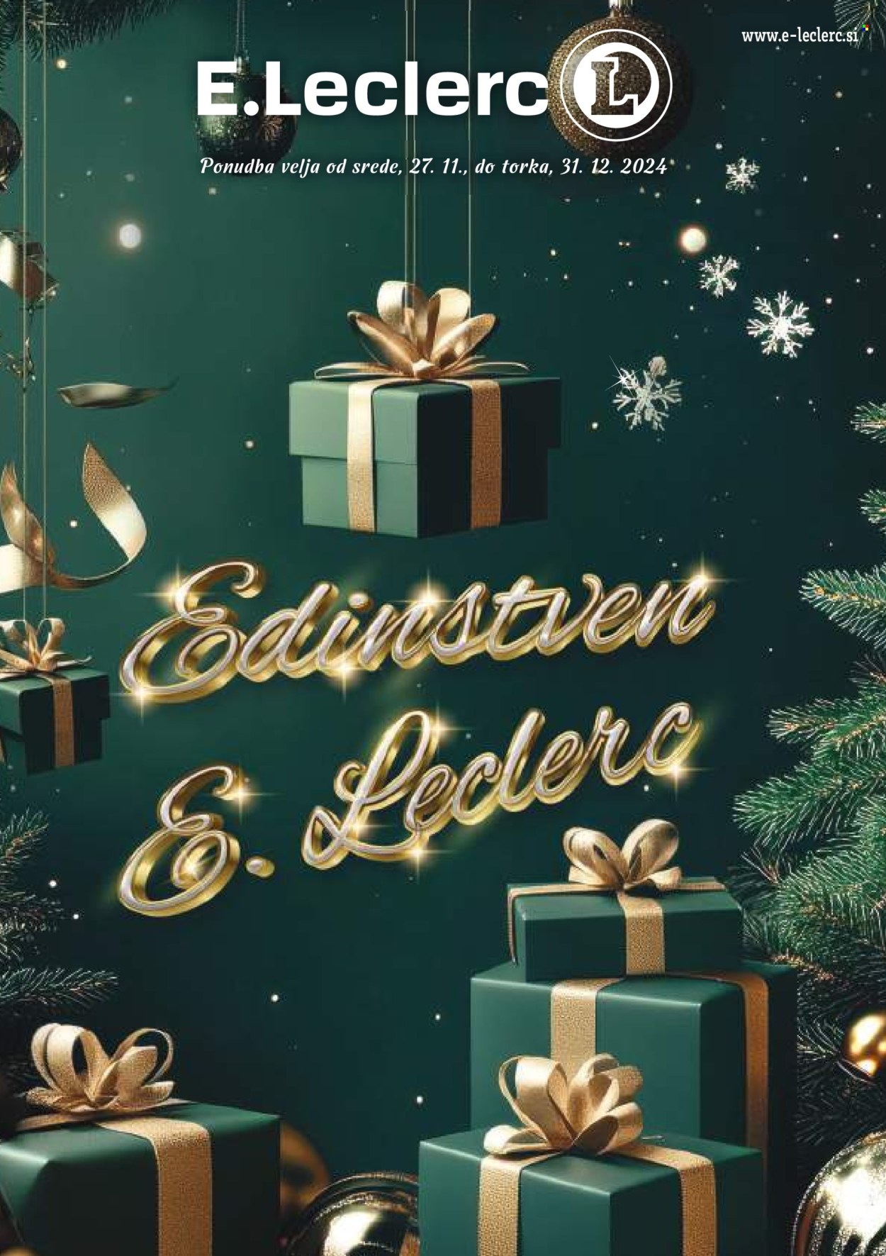 E.Leclerc katalog - 27.11.2024 - 31.12.2024. Stran 1