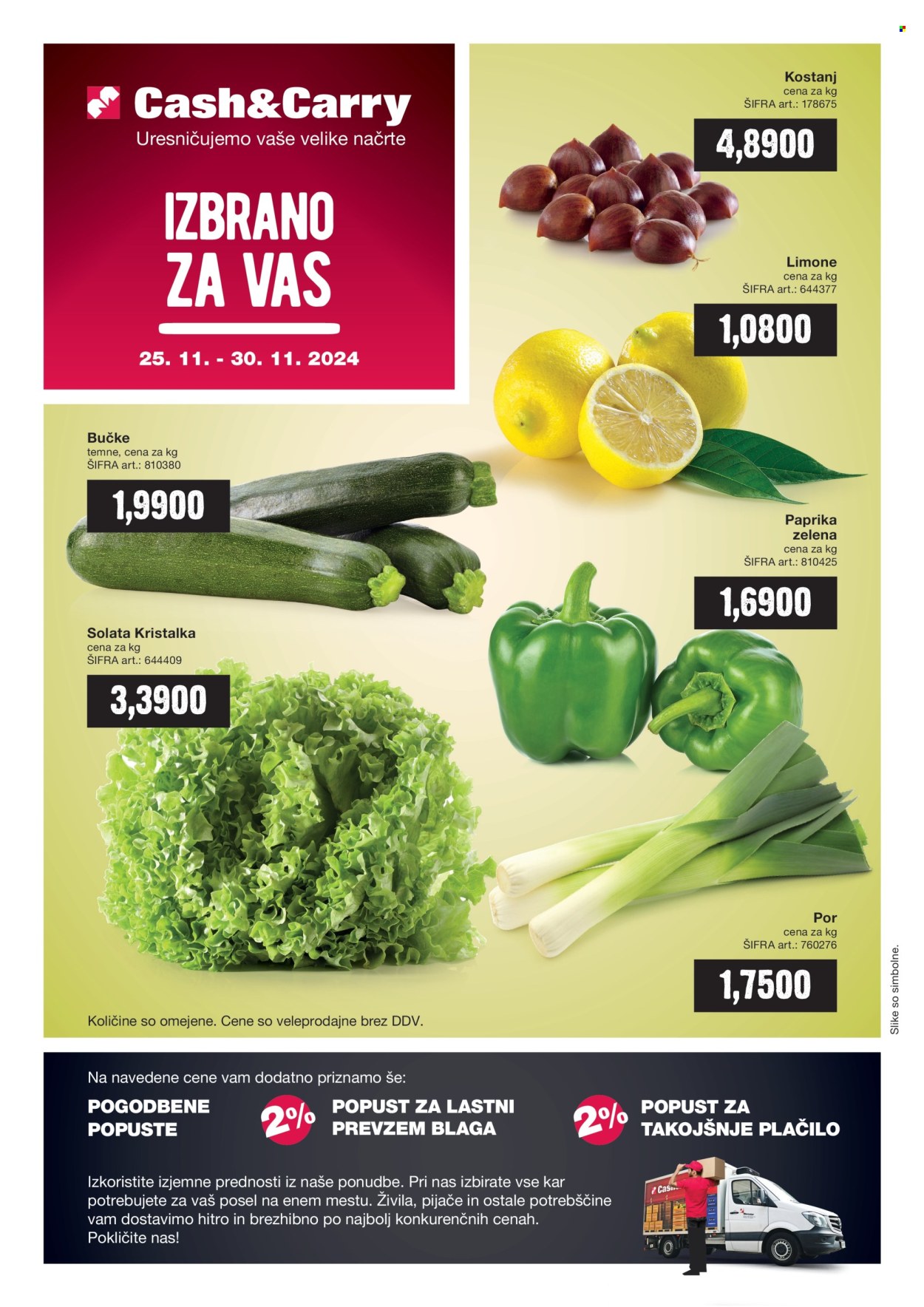 Mercator Cash & Carry katalog - 25.11.2024 - 30.11.2024. Stran 1