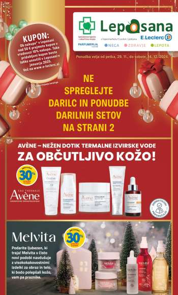 E.Leclerc katalog - 29.11.2024 - 14.12.2024.
