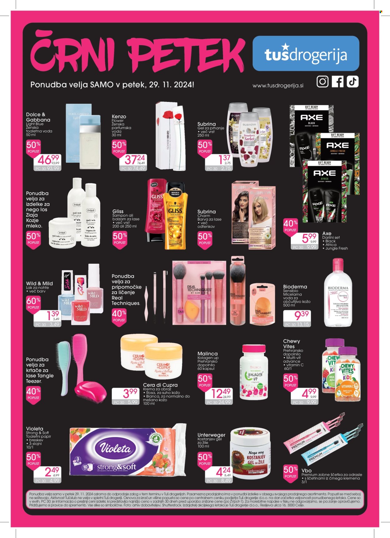 Tuš Drogeria katalog - 29.11.2024 - 29.11.2024. Stran 1