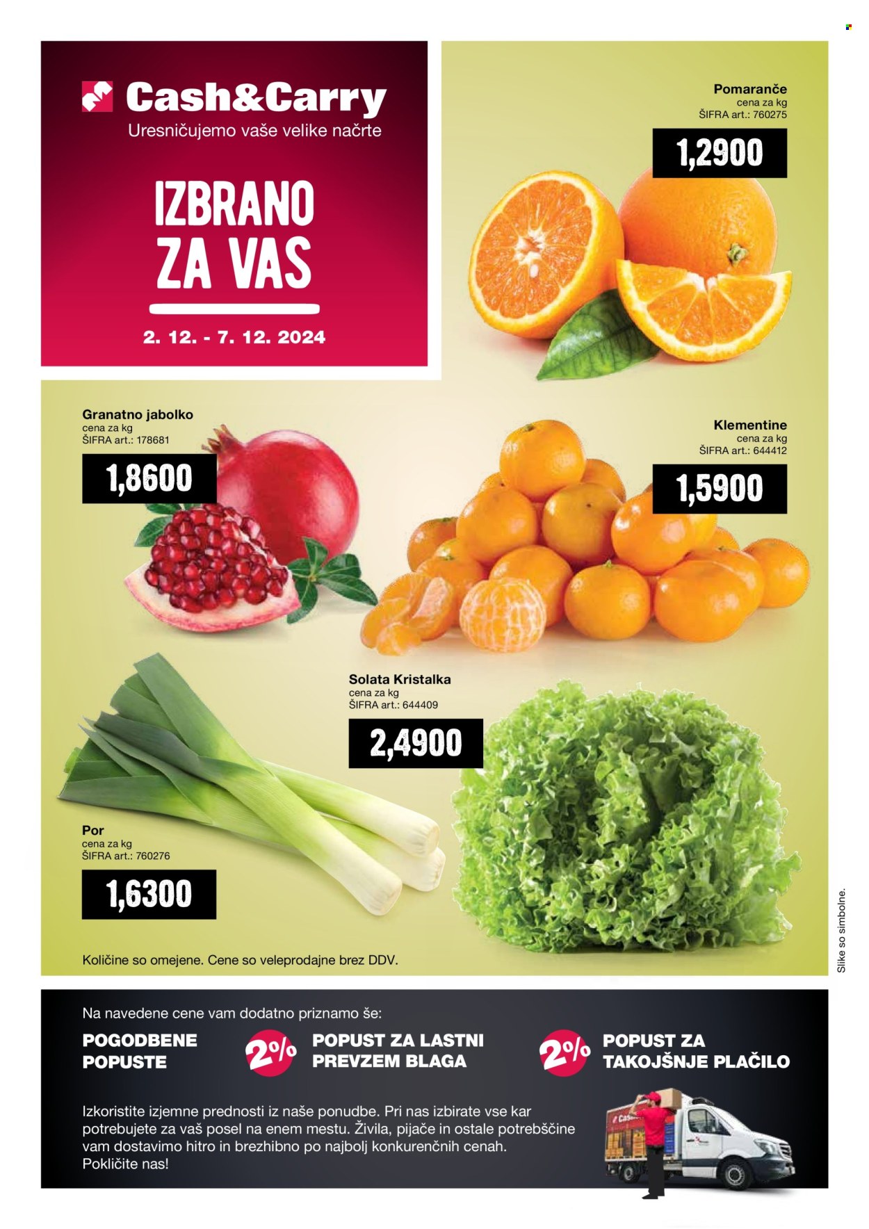 Mercator Cash & Carry katalog - 2.12.2024 - 7.12.2024. Stran 1