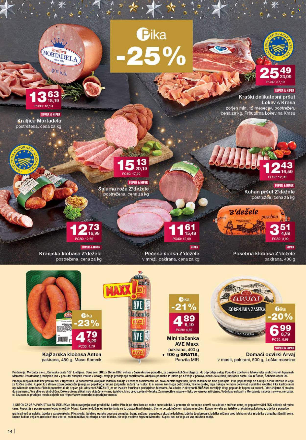 Mercator katalog - 5.12.2024 - 11.12.2024. Stran 14