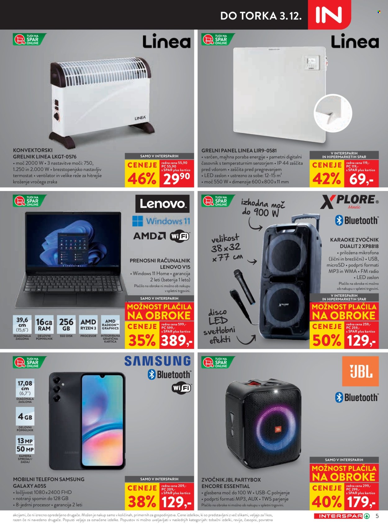 INTERSPAR katalog - 20.11.2024 - 3.12.2024. Stran 5