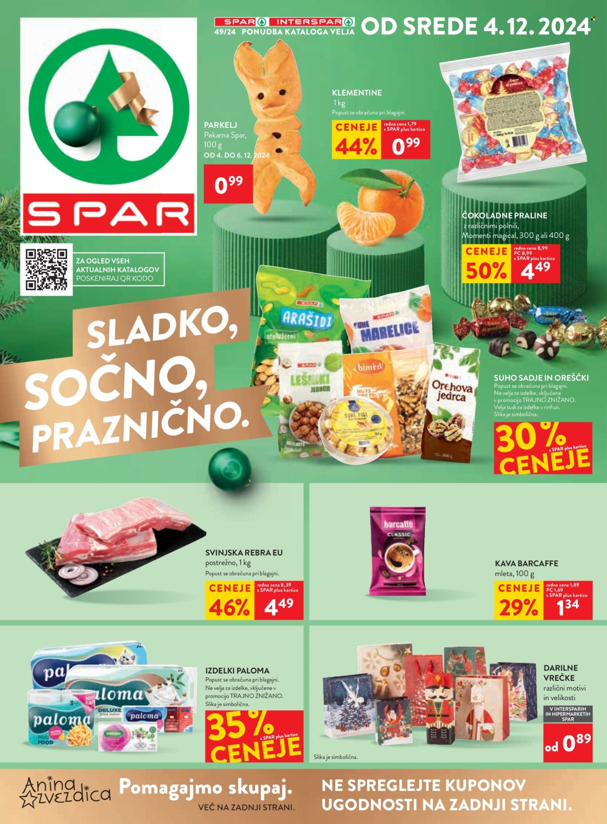 SPAR katalog - 4.12.2024 - 31.12.2024. Stran 1