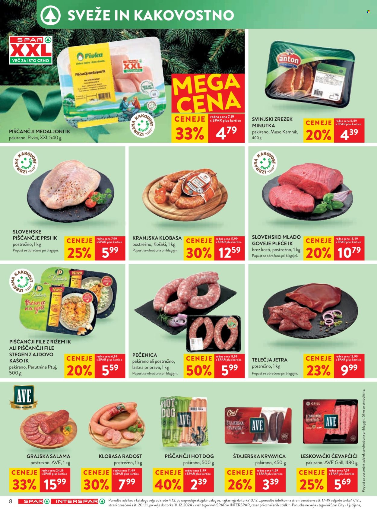 SPAR katalog - 4.12.2024 - 31.12.2024. Stran 10