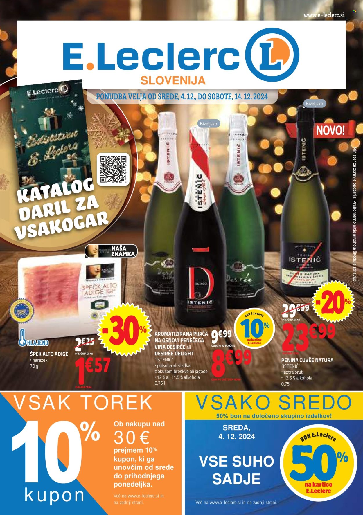 E.Leclerc katalog - 4.12.2024 - 14.12.2024. Stran 1