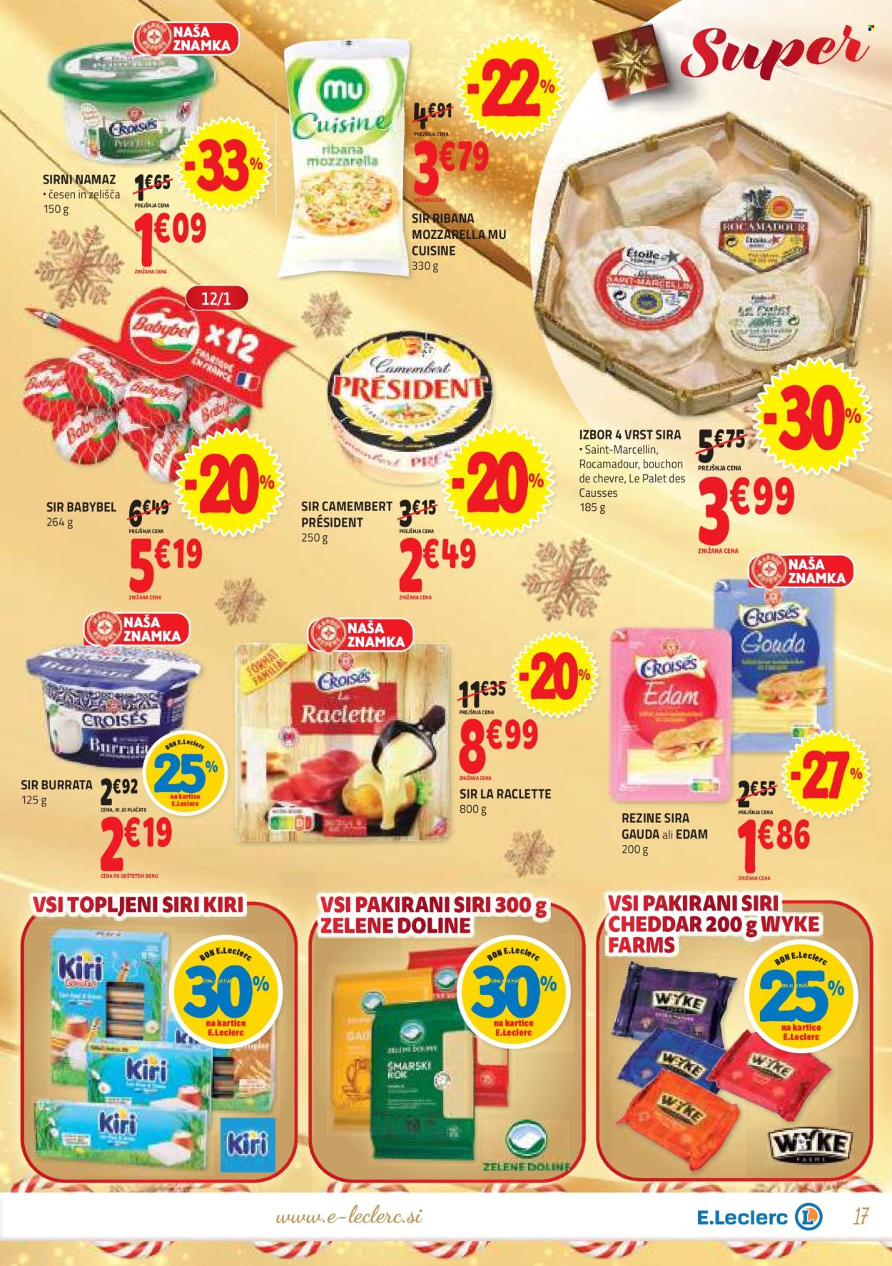 E.Leclerc katalog - 4.12.2024 - 14.12.2024. Stran 17