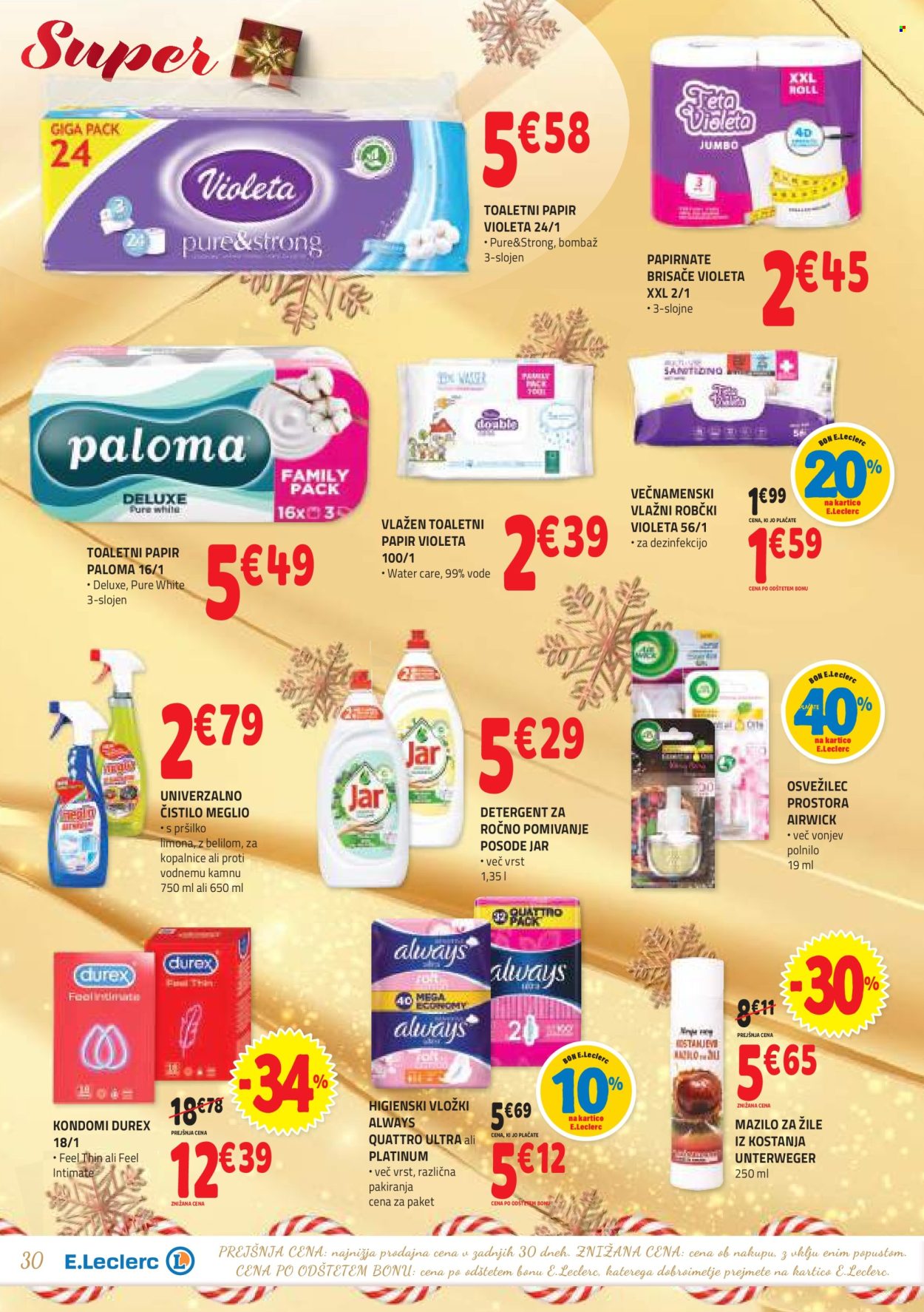 E.Leclerc katalog - 4.12.2024 - 14.12.2024. Stran 30