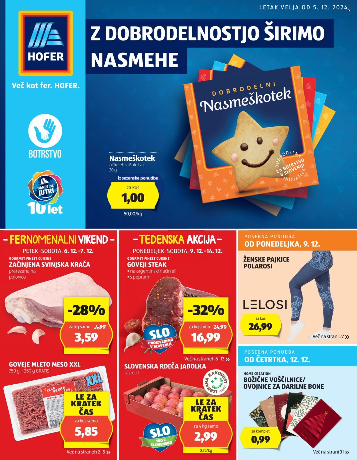 Hofer katalog - 5.12.2024 - 14.12.2024. Stran 1