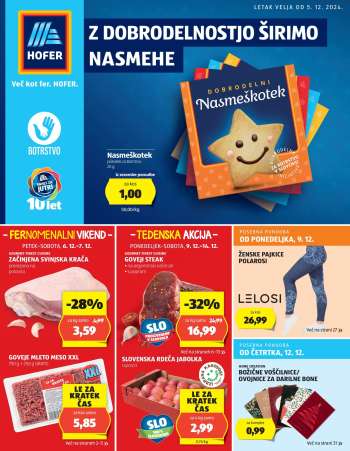 Hofer katalog - 5.12.2024 - 14.12.2024.