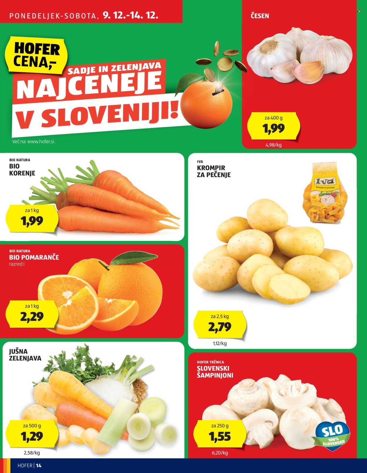 Hofer katalog - 5.12.2024 - 14.12.2024. Stran 14