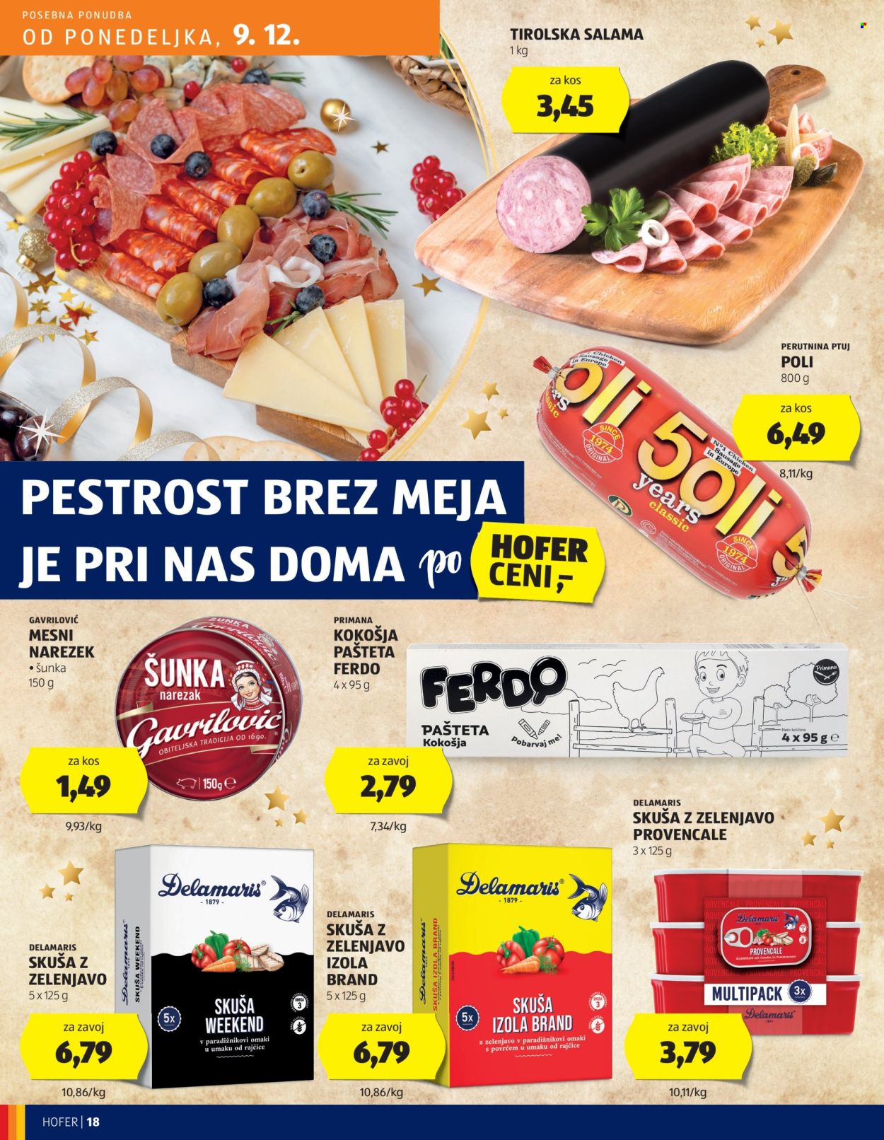 Hofer katalog - 5.12.2024 - 14.12.2024. Stran 18