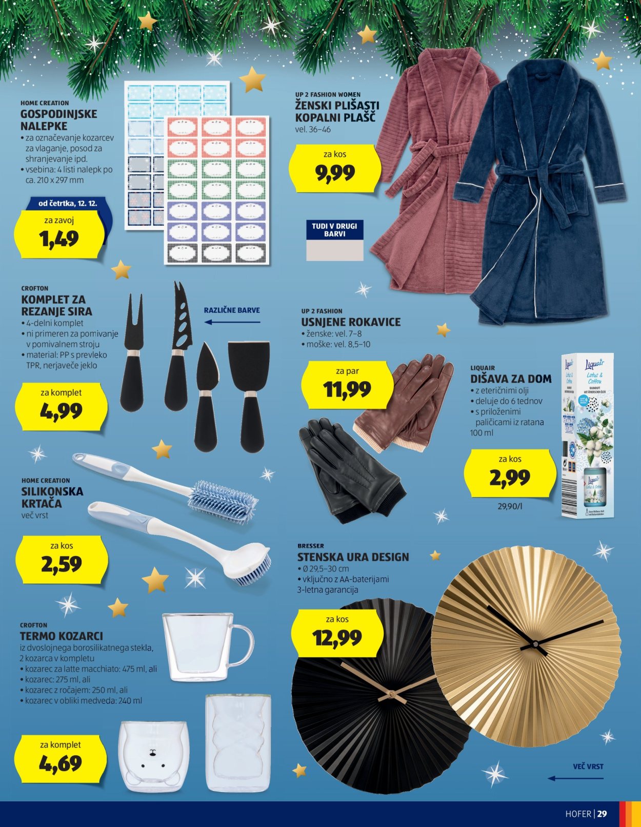 Hofer katalog - 5.12.2024 - 14.12.2024. Stran 29