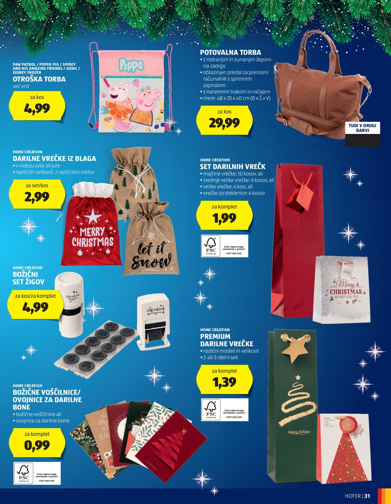 Hofer katalog - 5.12.2024 - 14.12.2024. Stran 31