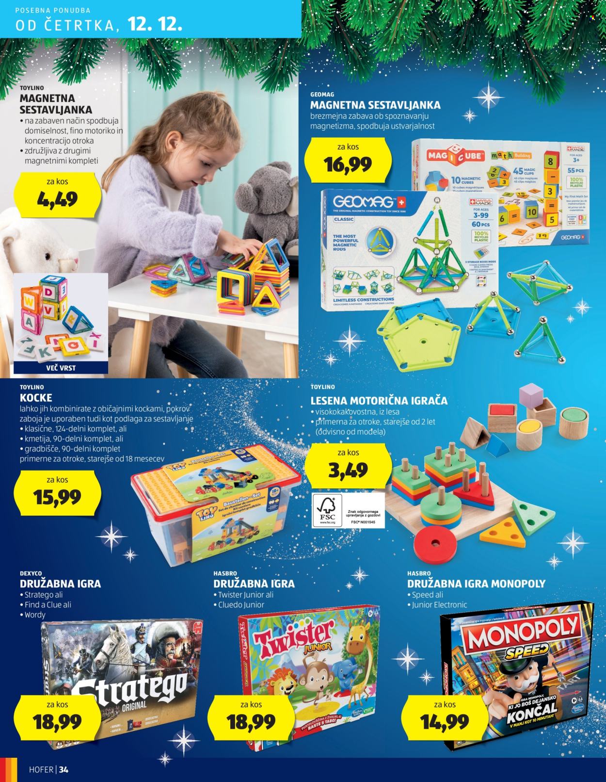 Hofer katalog - 5.12.2024 - 14.12.2024. Stran 34