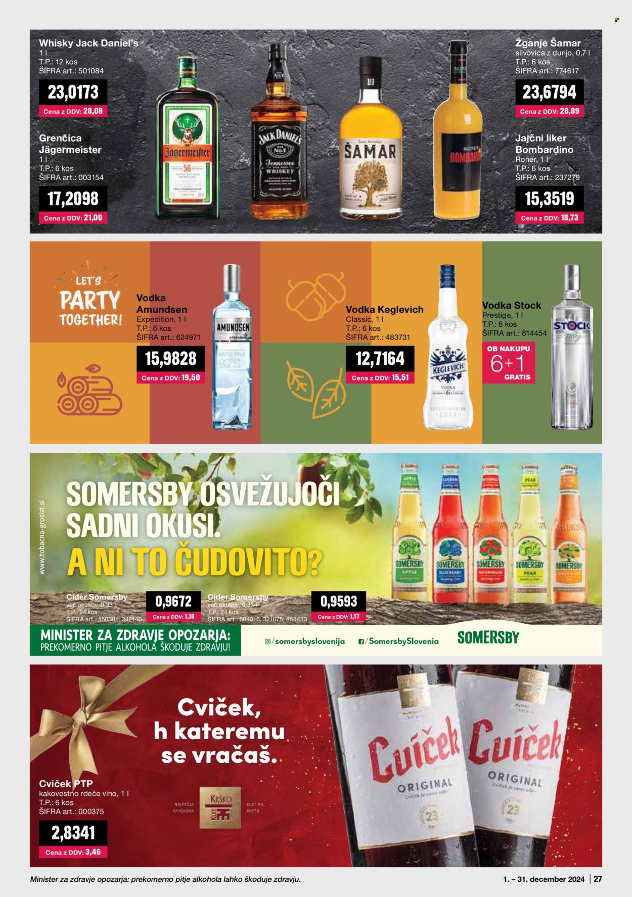 Mercator Cash & Carry katalog - 1.12.2024 - 31.12.2024. Stran 27