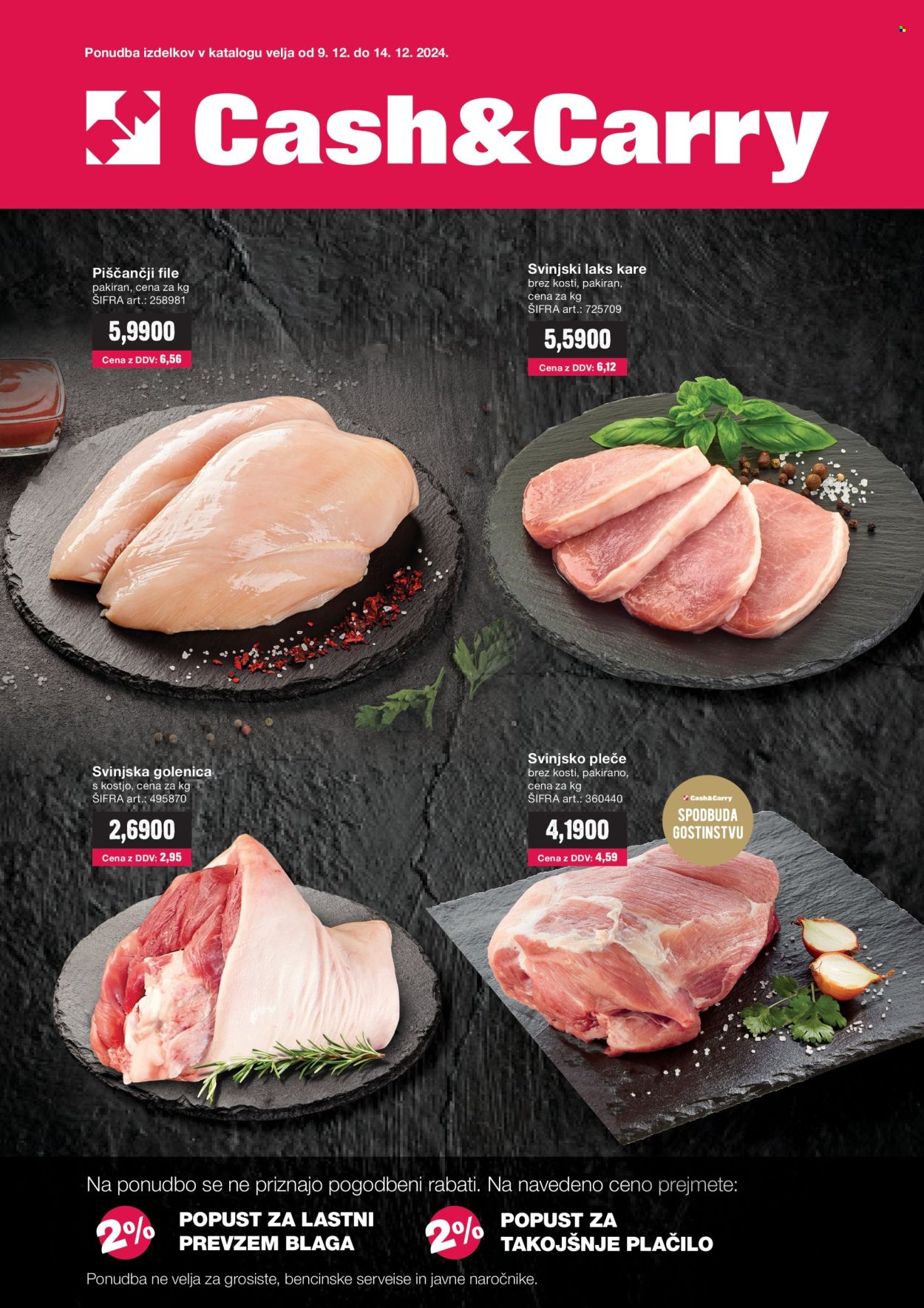 Mercator Cash & Carry katalog - 9.12.2024 - 14.12.2024. Stran 1