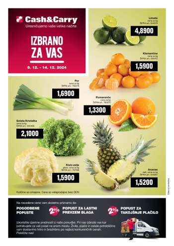 Mercator Cash & Carry katalog - 9.12.2024 - 14.12.2024.
