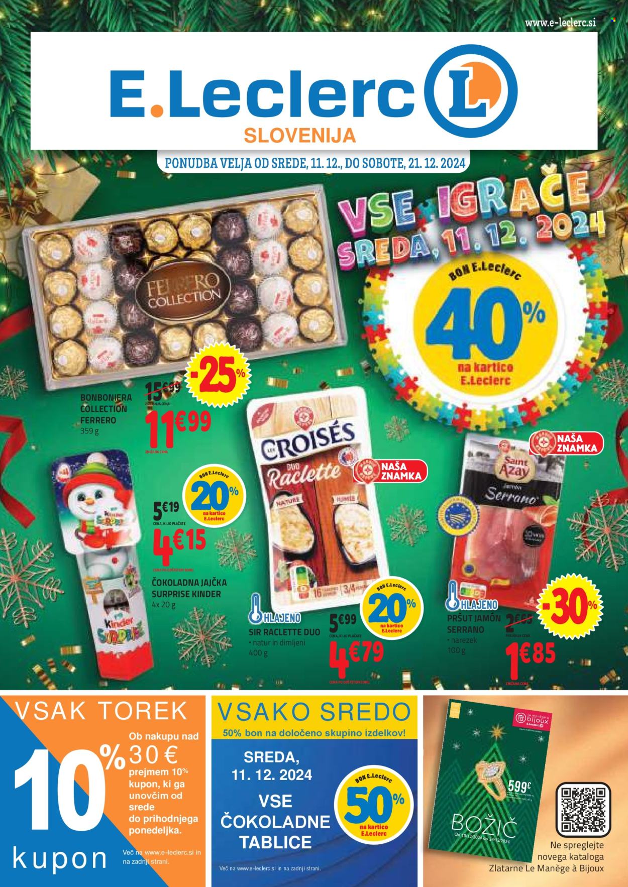 E.Leclerc katalog - 11.12.2024 - 21.12.2024. Stran 1
