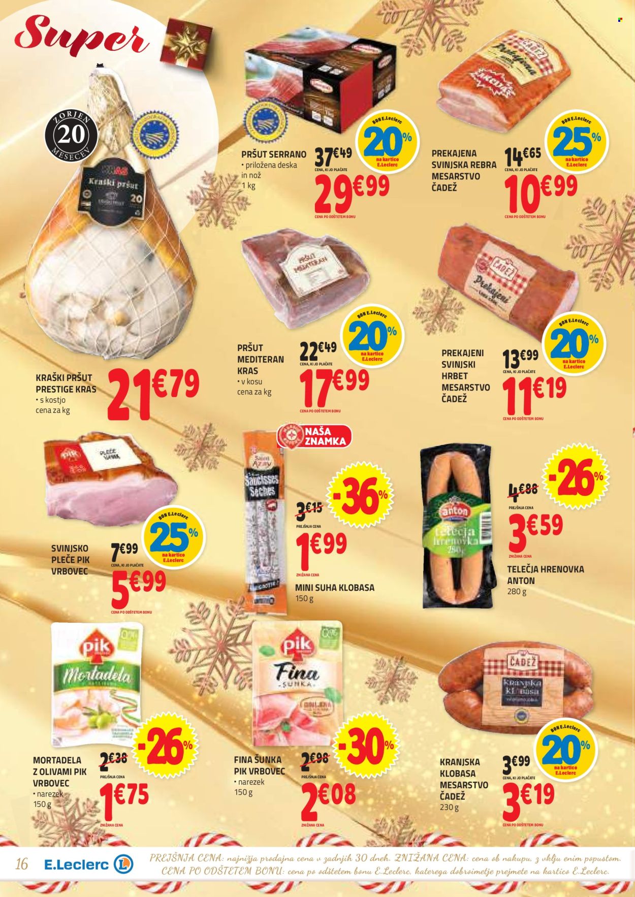 E.Leclerc katalog - 11.12.2024 - 21.12.2024. Stran 16