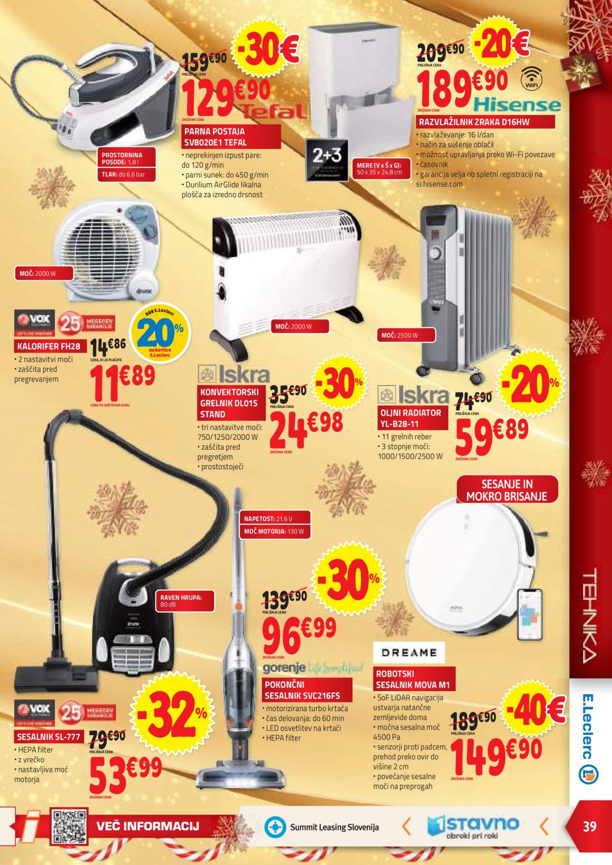 E.Leclerc katalog - 11.12.2024 - 21.12.2024. Stran 39
