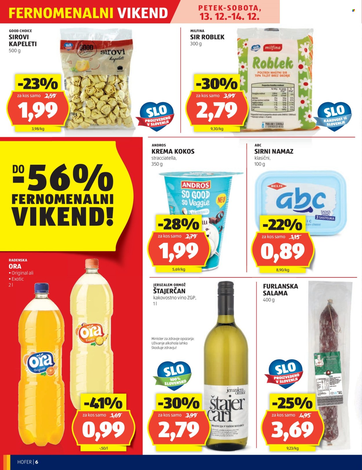 Hofer katalog - 12.12.2024 - 21.12.2024. Stran 6