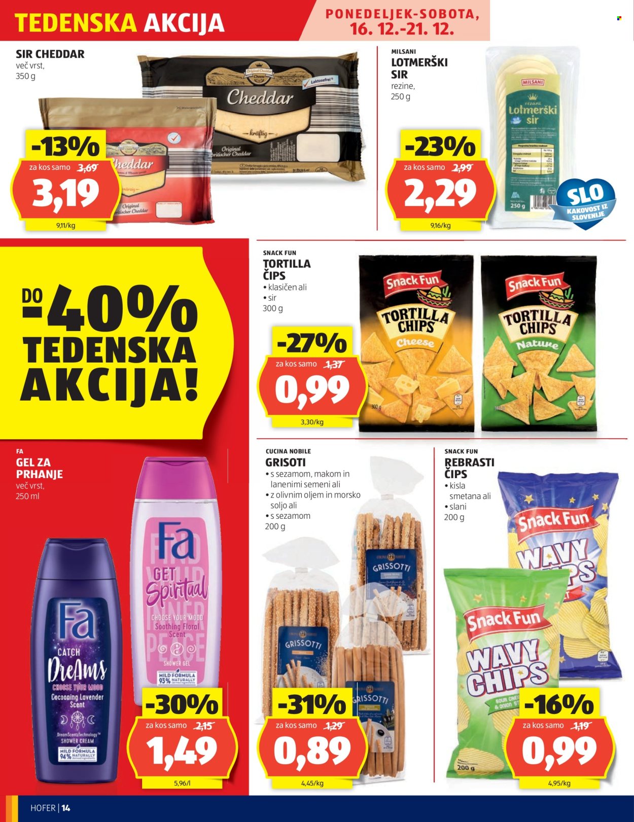 Hofer katalog - 12.12.2024 - 21.12.2024. Stran 14