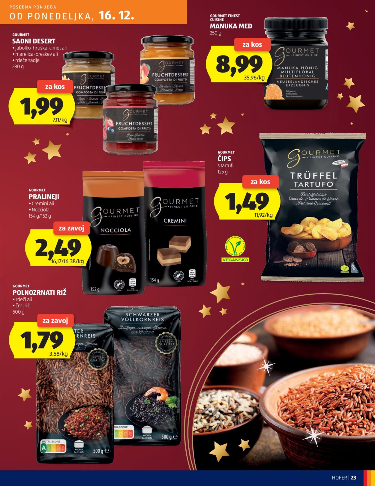 Hofer katalog - 12.12.2024 - 21.12.2024. Stran 23