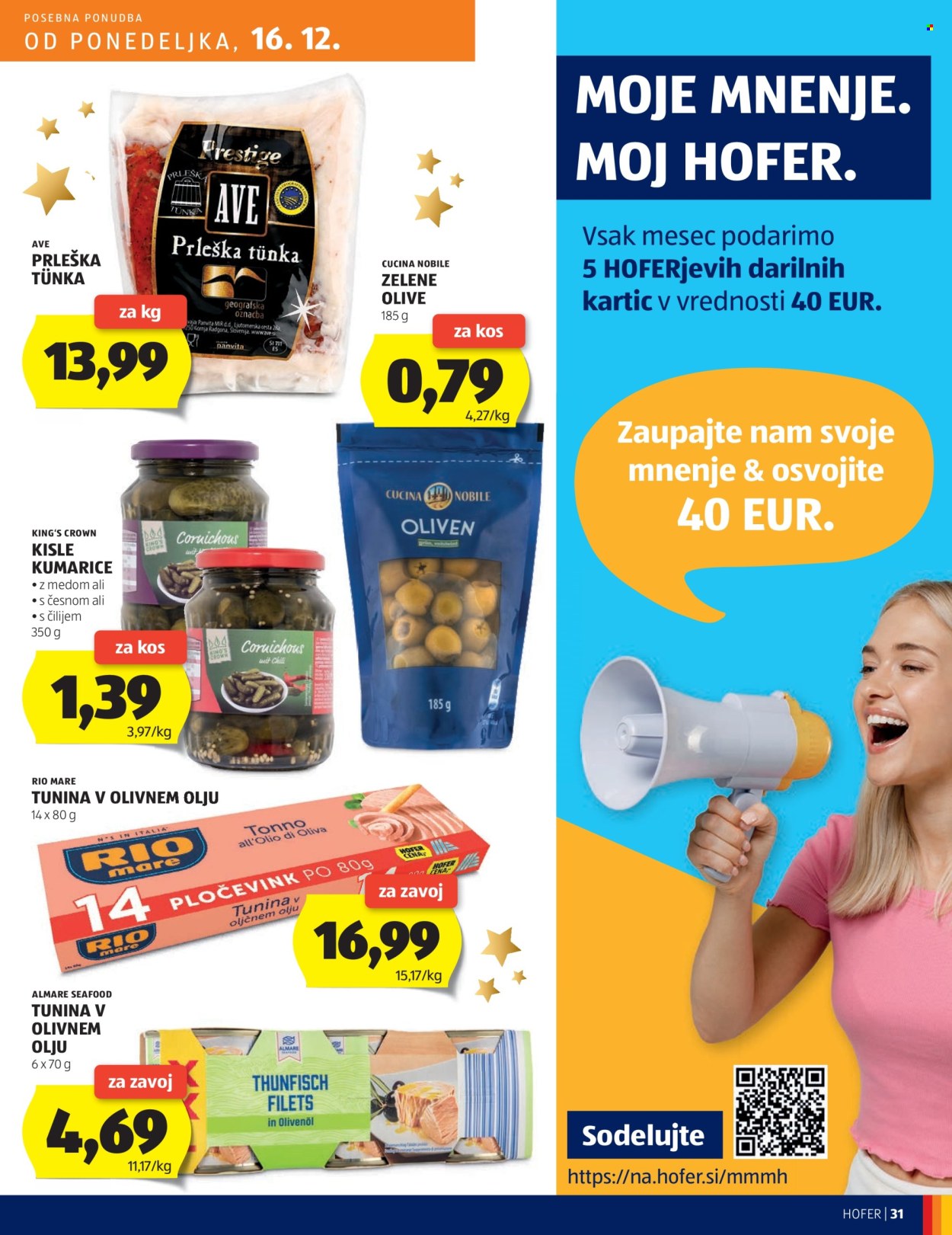 Hofer katalog - 12.12.2024 - 21.12.2024. Stran 31