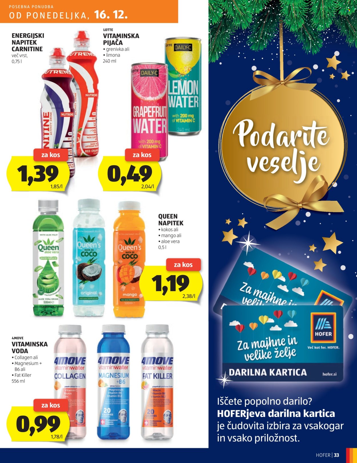 Hofer katalog - 12.12.2024 - 21.12.2024. Stran 33