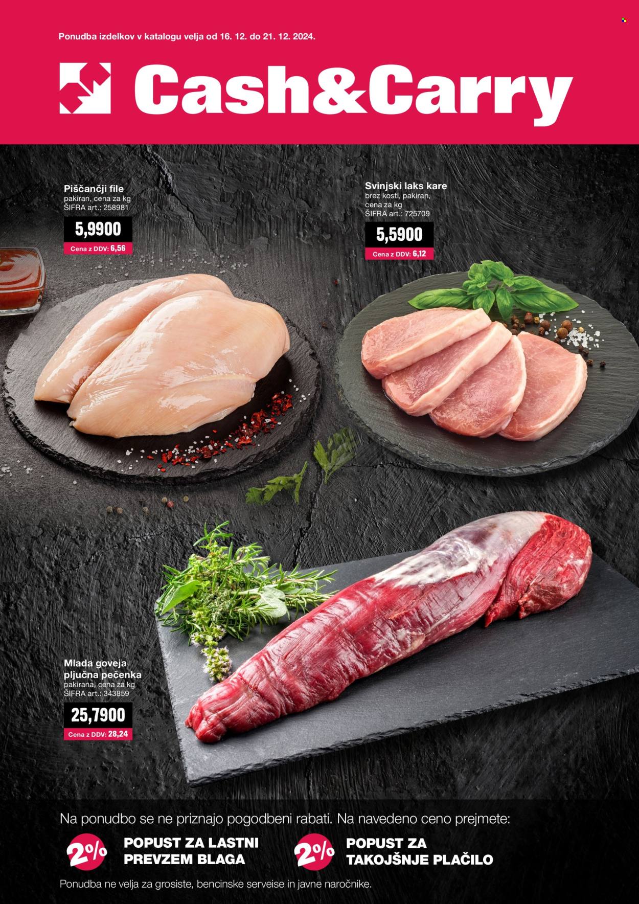 Mercator Cash & Carry katalog - 16.12.2024 - 21.12.2024. Stran 1