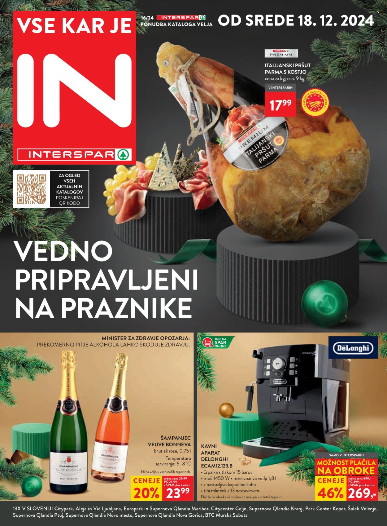 INTERSPAR katalog - 18.12.2024 - 31.12.2024. Stran 1