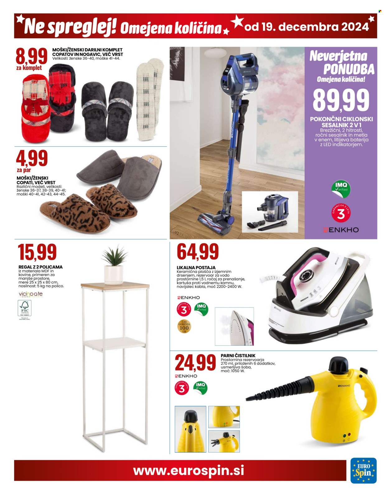 EuroSpin katalog - 19.12.2024 - 24.12.2024. Stran 19