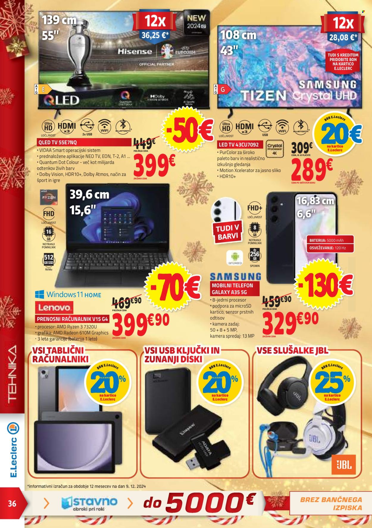 E.Leclerc katalog - 18.12.2024 - 31.12.2024. Stran 36