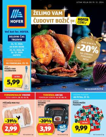 Hofer katalog - 19.12.2024 - 28.12.2024.