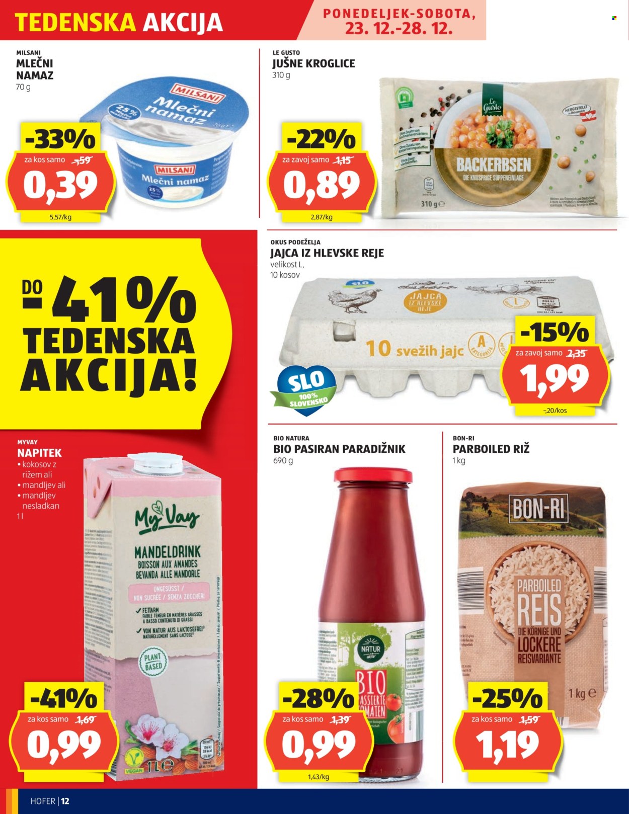 Hofer katalog - 19.12.2024 - 28.12.2024. Stran 12