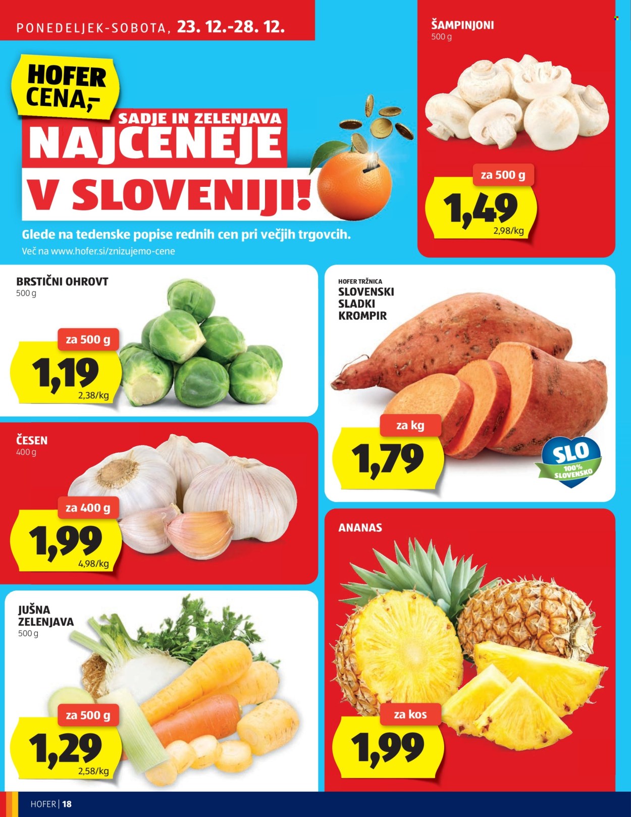 Hofer katalog - 19.12.2024 - 28.12.2024. Stran 18