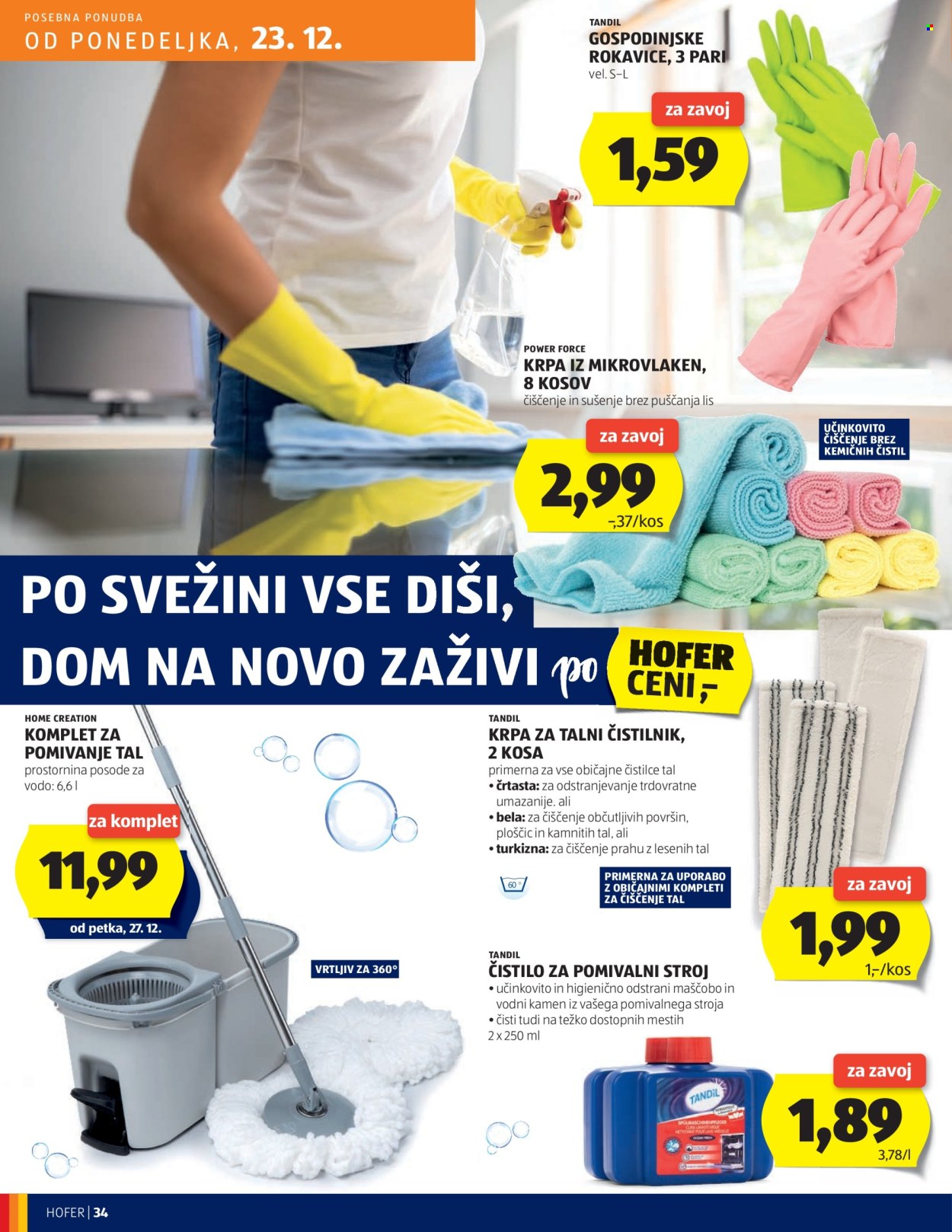 Hofer katalog - 19.12.2024 - 28.12.2024. Stran 34