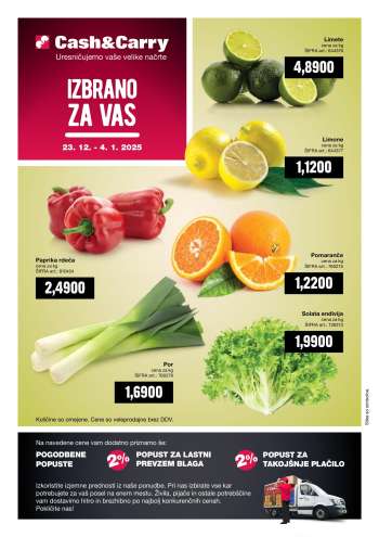 Mercator Cash & Carry katalog - 23.12.2024 - 4.1.2025.