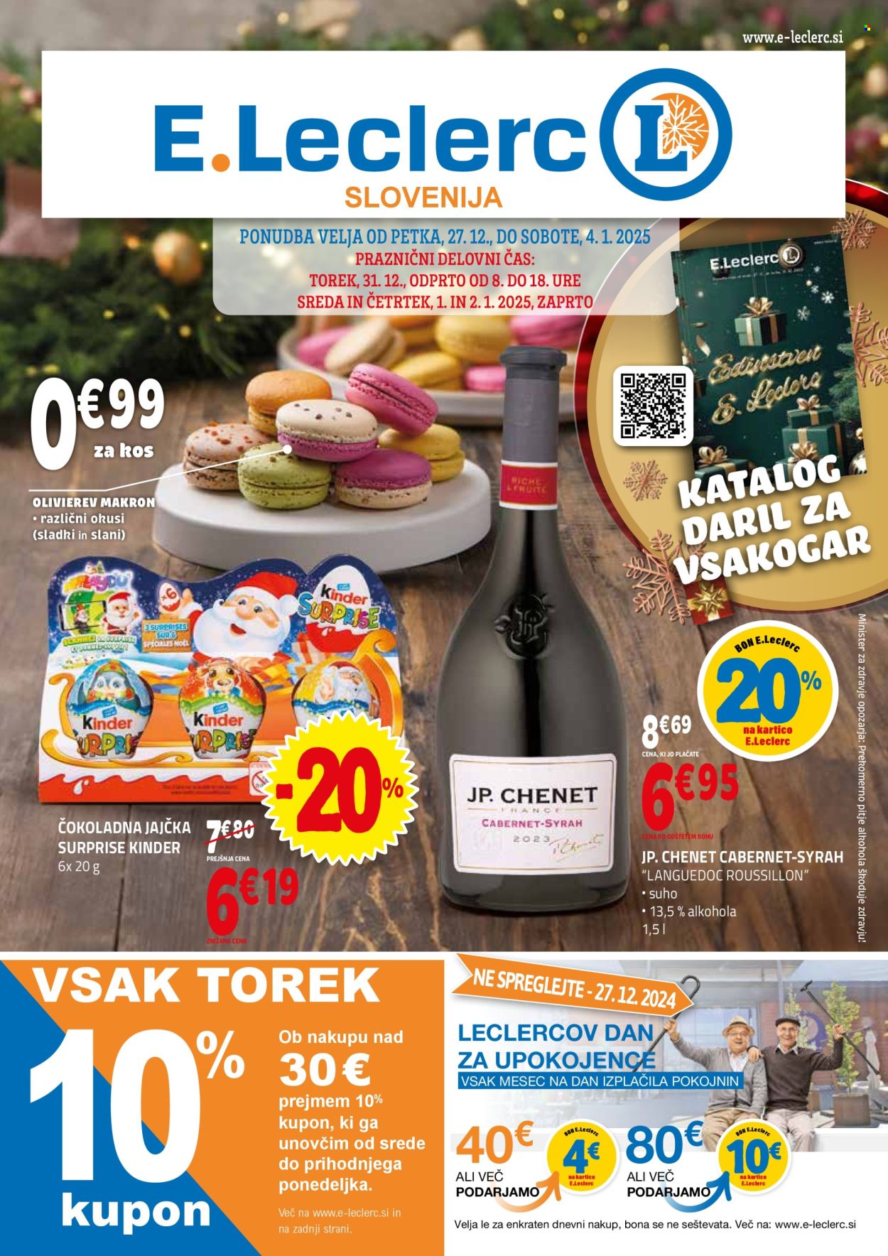 E.Leclerc katalog - 27.12.2024 - 4.1.2025. Stran 1