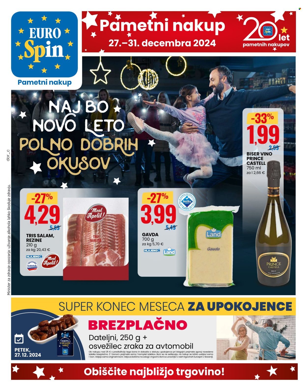 EuroSpin katalog - 27.12.2024 - 31.12.2024. Stran 1